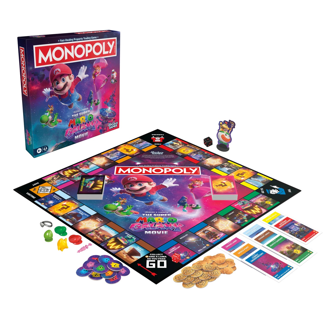 Monopoly: The Super Mario Galaxy Movie Edition Board Game 3 of 4