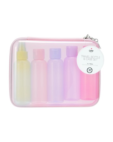 OXX Travel 5 Pack Travel Bottle and Case Set