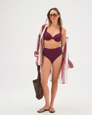 Shape Your Body Resort Balconette Basket Weave Swim Bikini Top