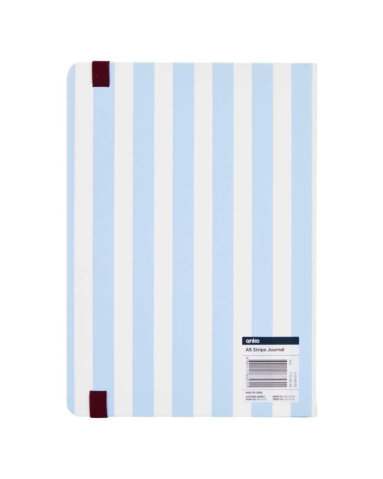 Anko A5 Journal - Stripe 5 of 5