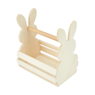 Wood Basket Bunny - Anko