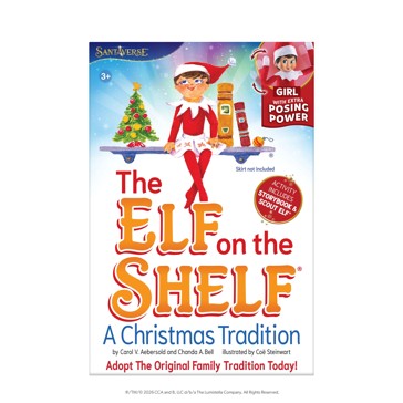 Santaverse The Elf on the Shelf: A Christmas Tradition Girl with Extra Posing Power by Carol V. Aebersold and Chanda A. Bell - Book