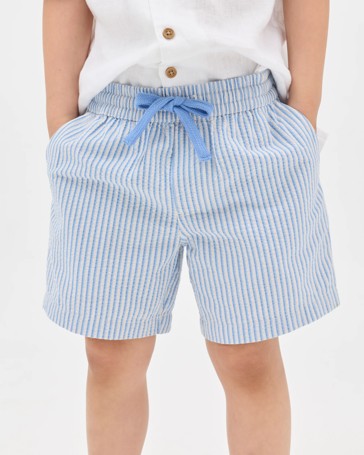 Australian Cotton Seersucker Volley Shorts