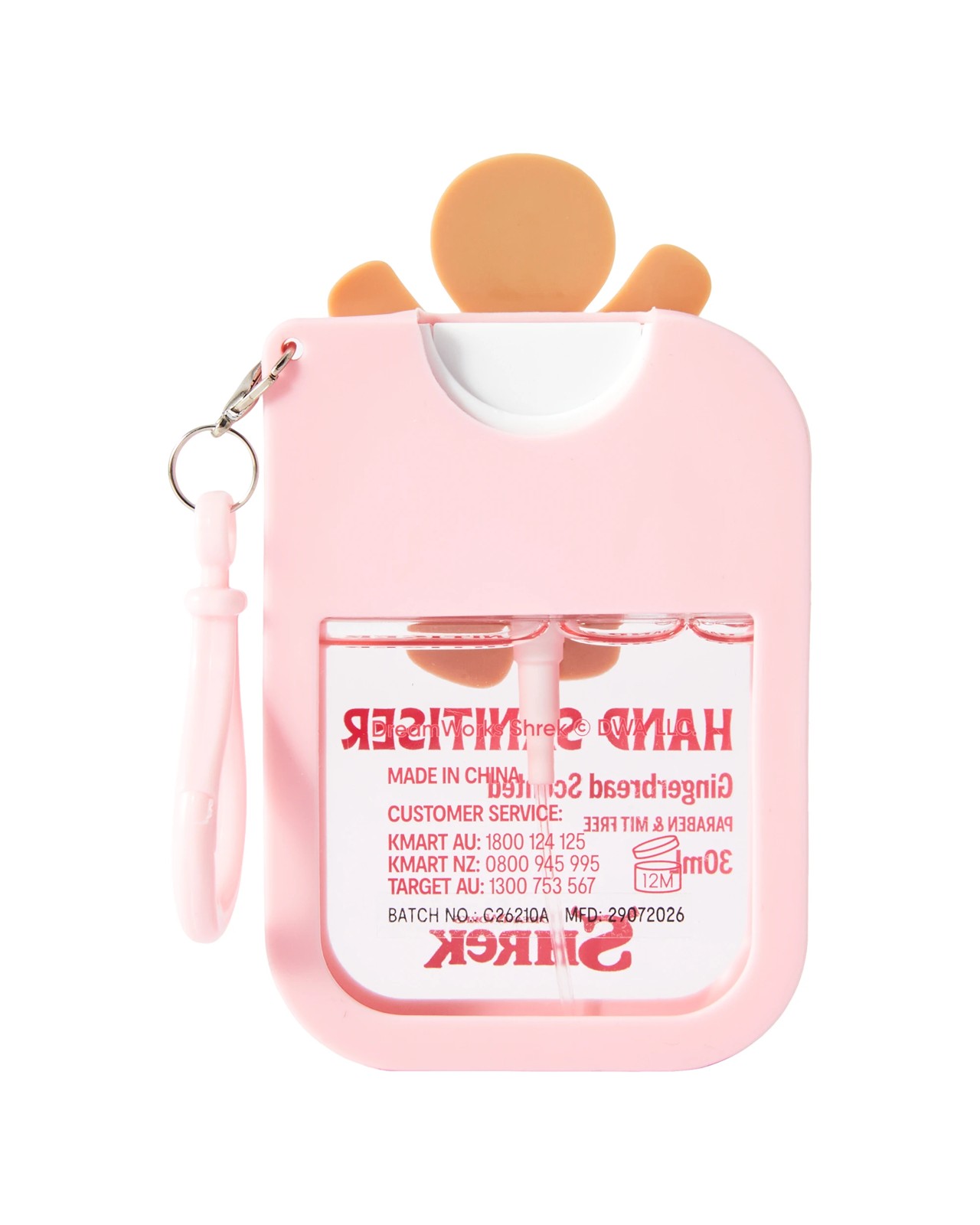 DreeamWorks Shrek Hand Sanitiser 30ml - Gingerbread Scented 4 of 6