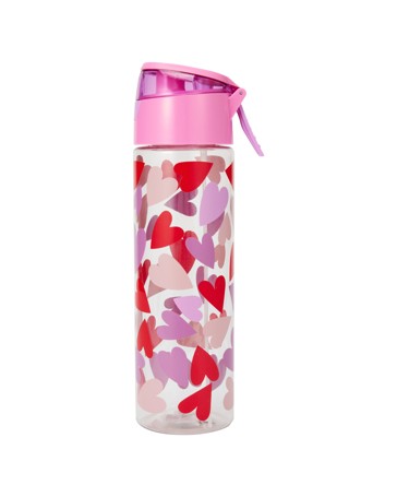Anko 650ml Hearts Spray Drink Bottle