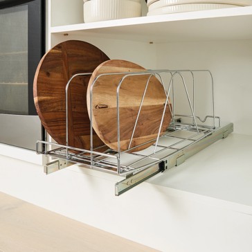 Anko Chrome Pull-out Drawer Sliding Organiser