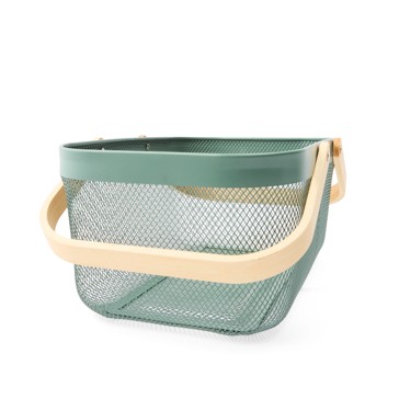 Mesh Basket, Large, Green - Anko