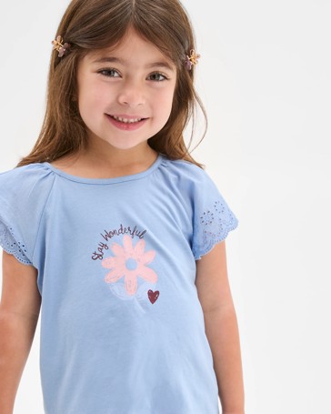 Australian Cotton Broderie T-Shirt