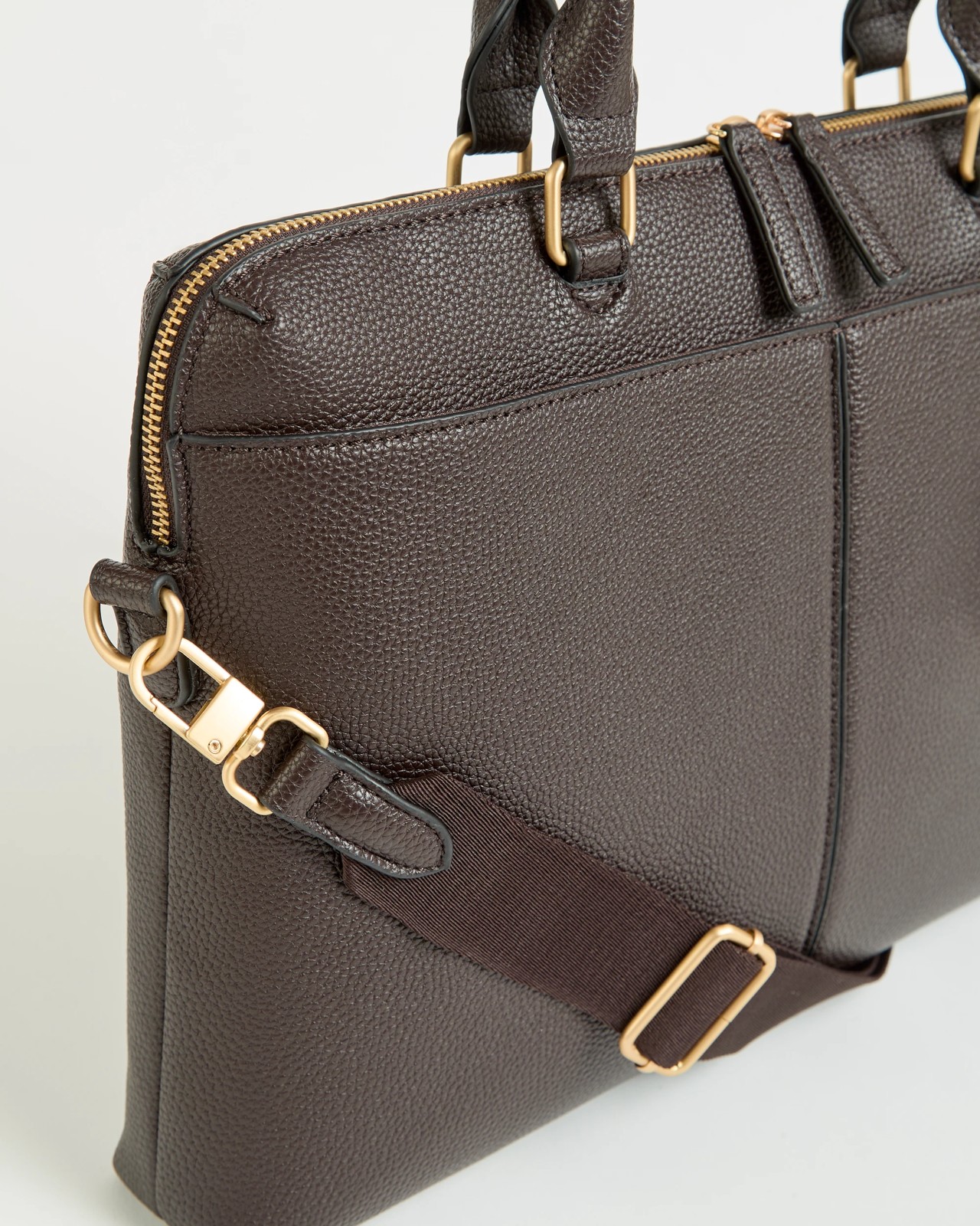 Pebble Laptop Work Tote Bag - Chocolate 2 of 4
