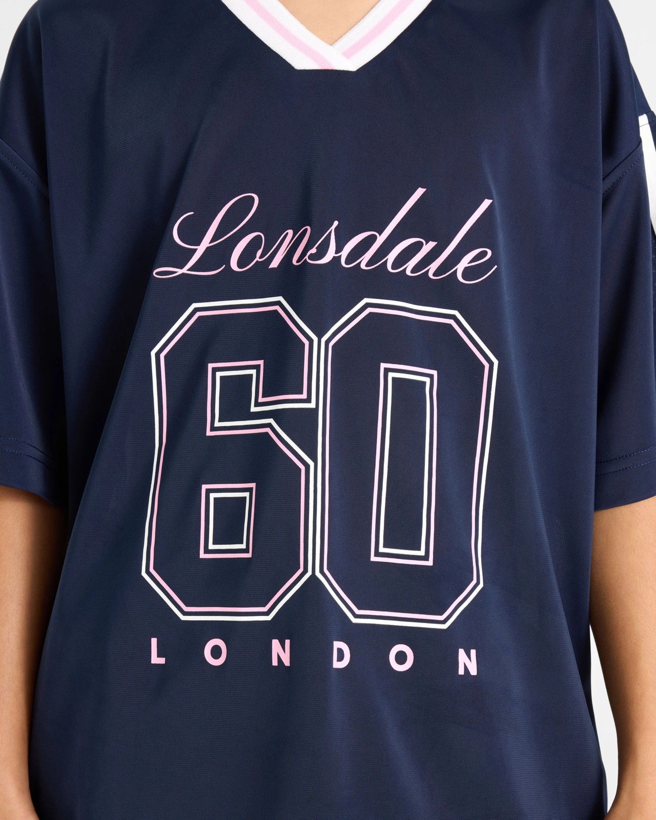 Lonsdale London Oversized Sports Jersey T-Shirt 3 of 5