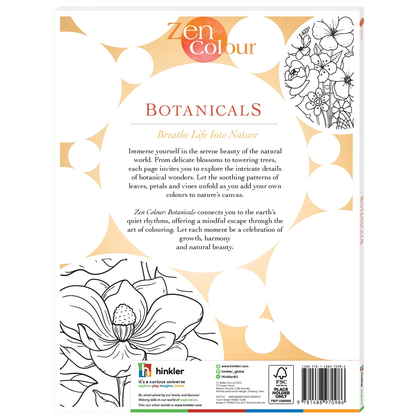 Zen Colour: Botanicals - Book 2 of 5