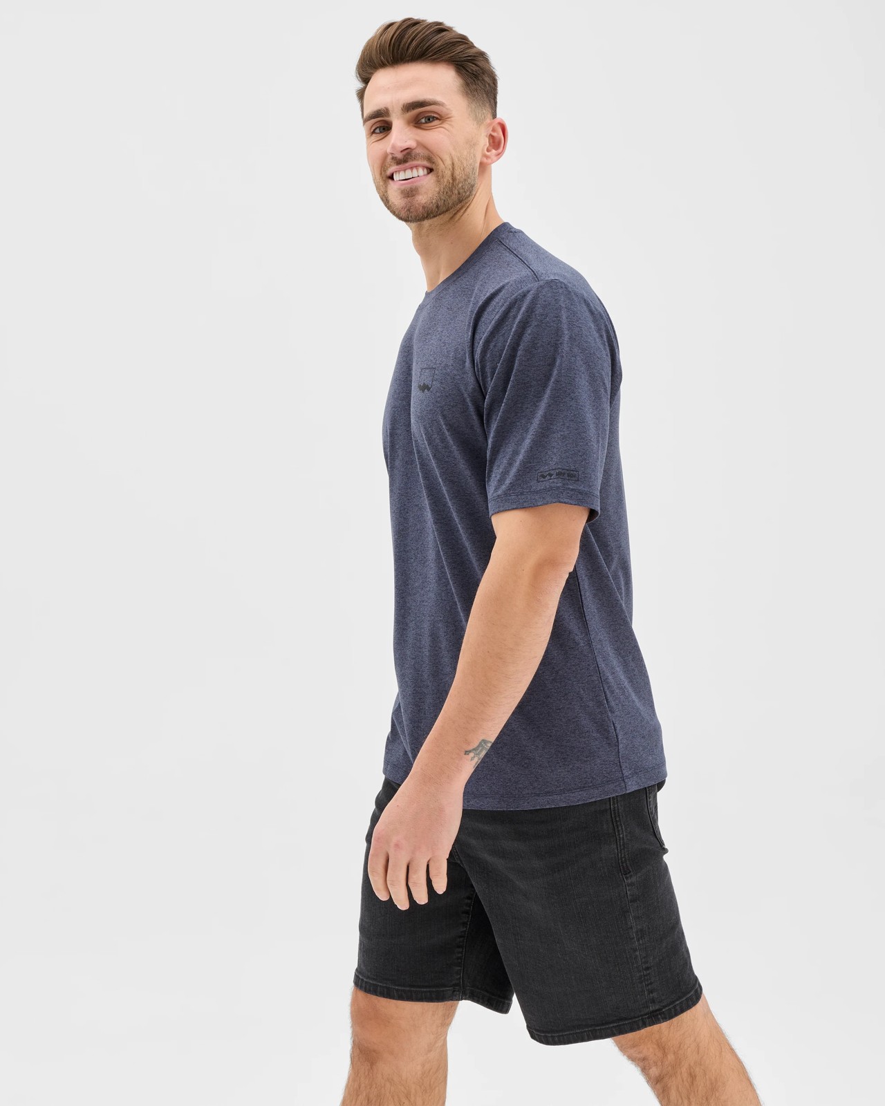 Short Sleeve Surf Swim T-Shirt - Navy 3 of 5