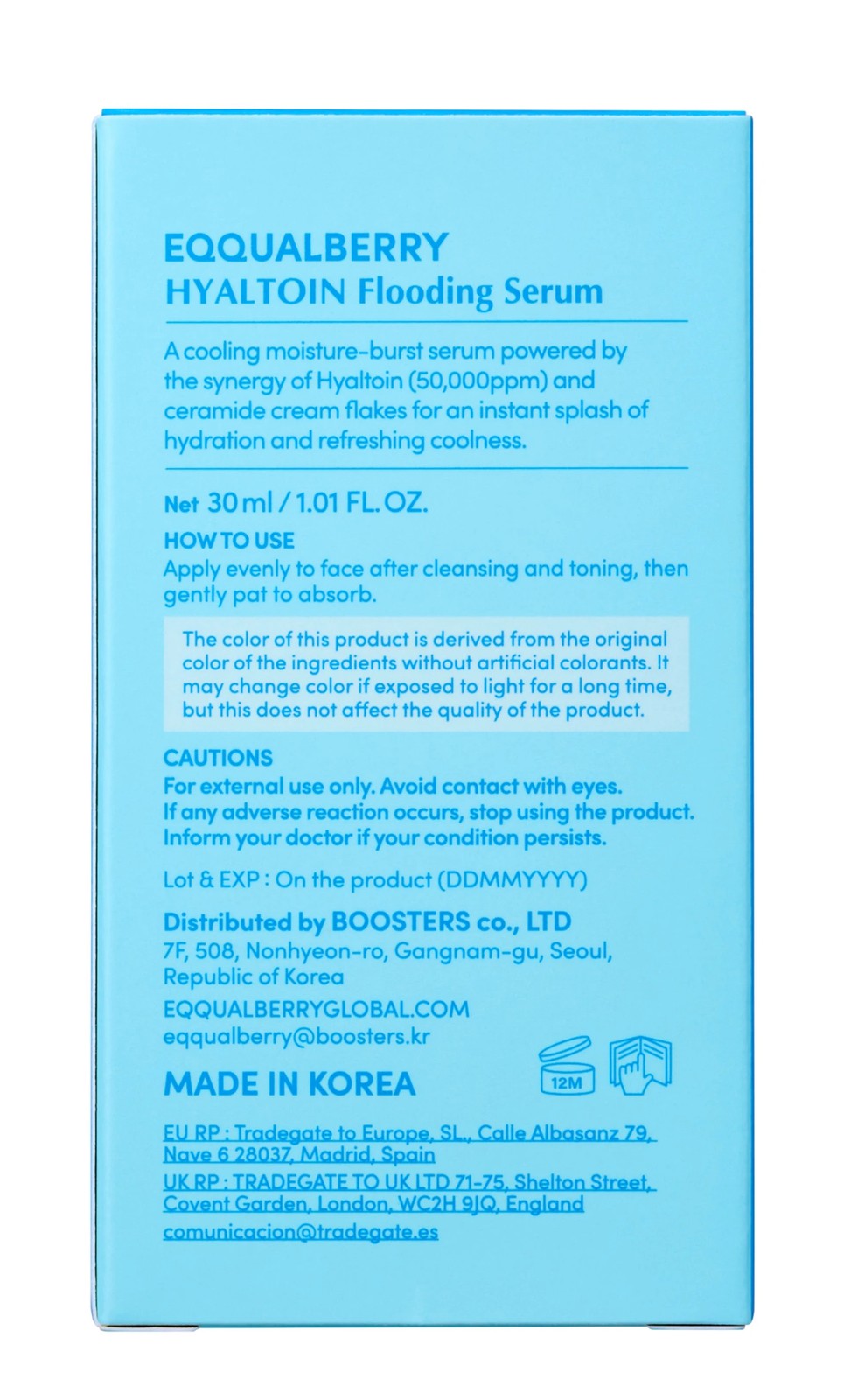 EQQUALBERRY Flood Serum 30ml 3 of 4