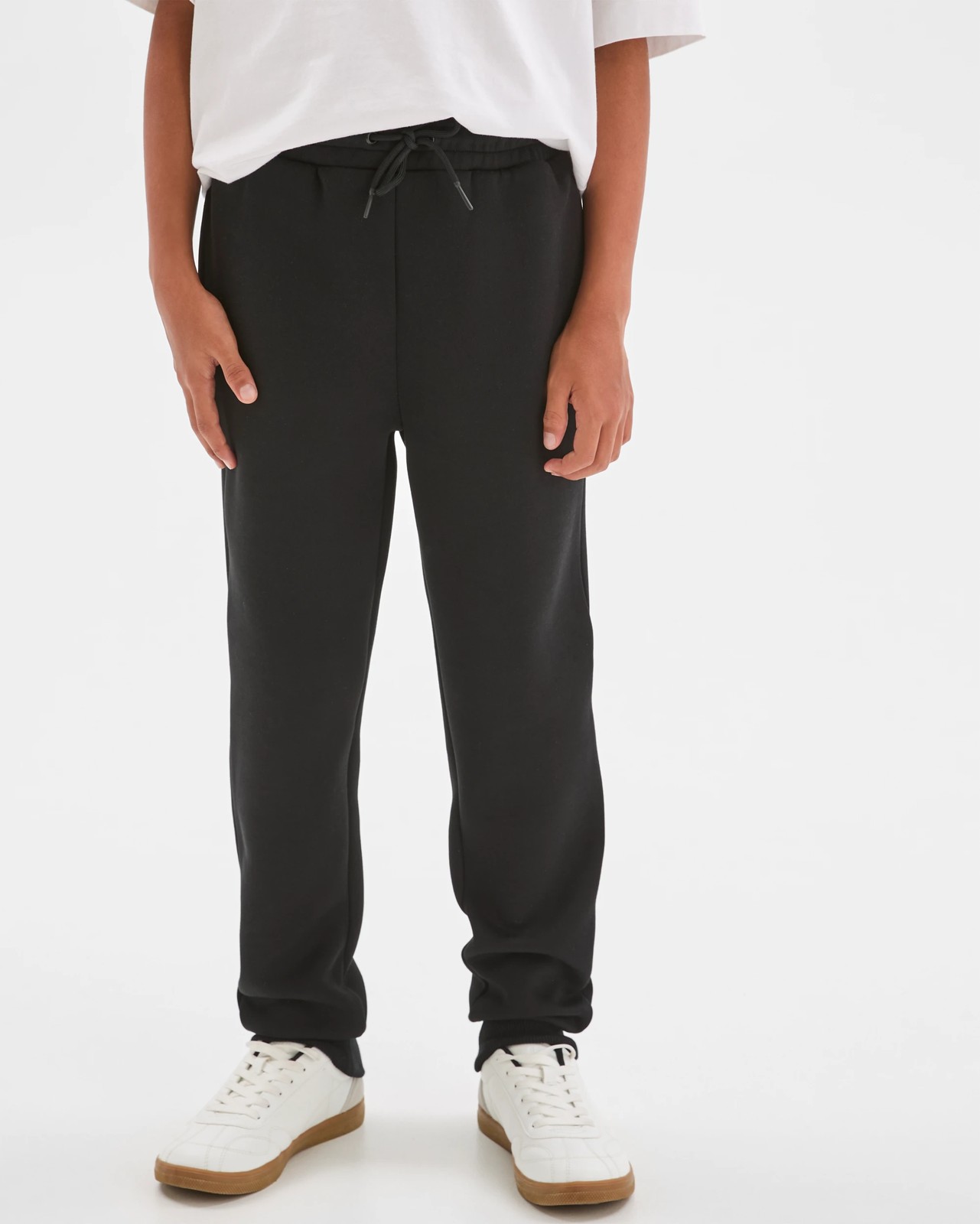 Active Australian Cotton Blend Cuffed Trackpants - Black 3 of 6
