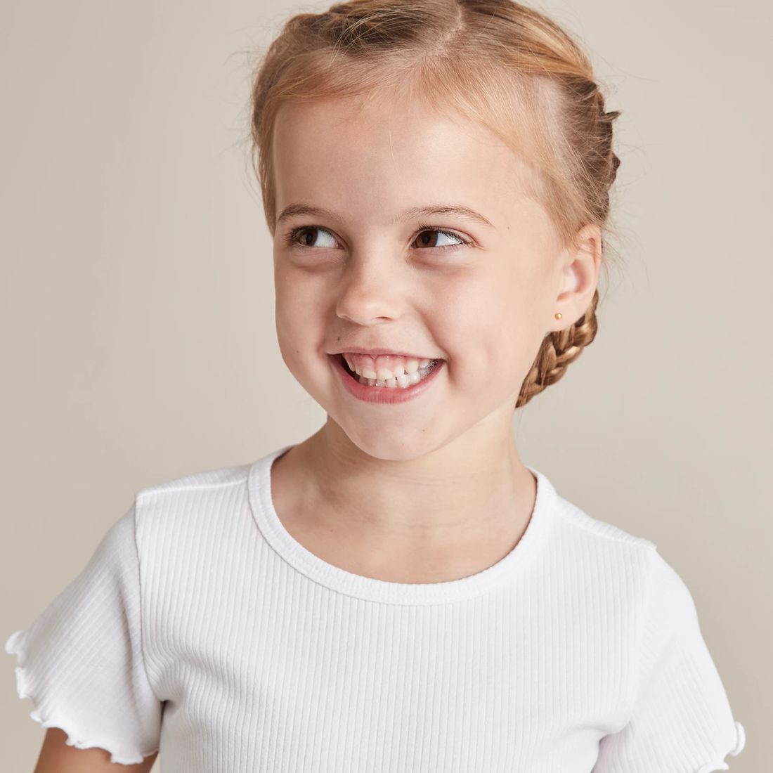 Rib T-shirt - White | Target Australia