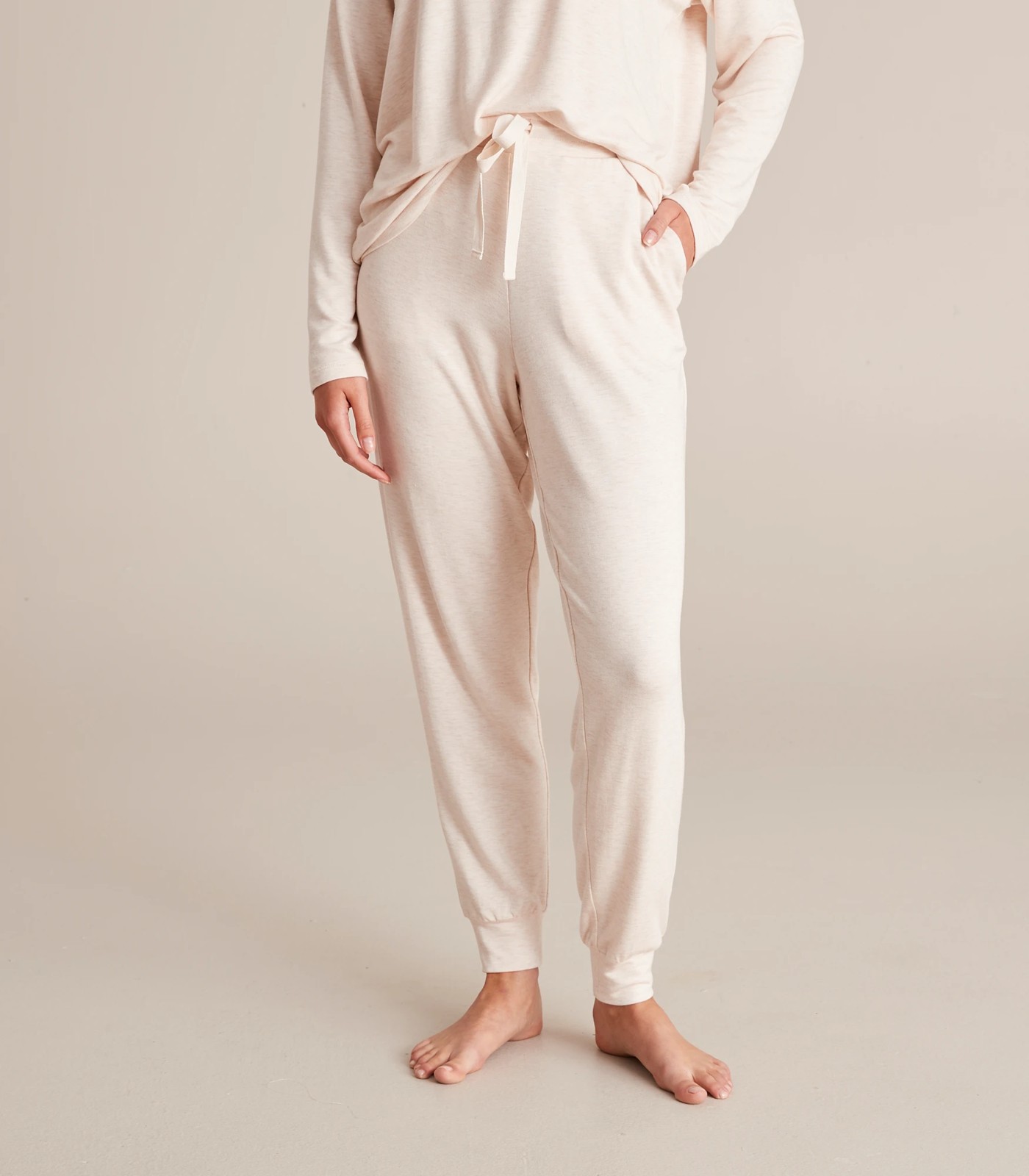 Women's Jogger Pajama Set in Oat