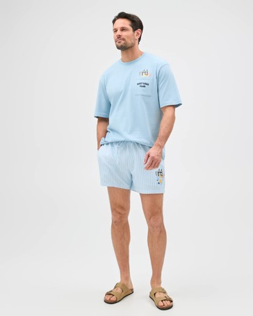 Bluey Stripe Shorts