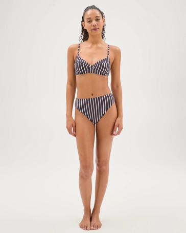 Shape Your Body High Waisted High Cut Swim Bikini Bottoms