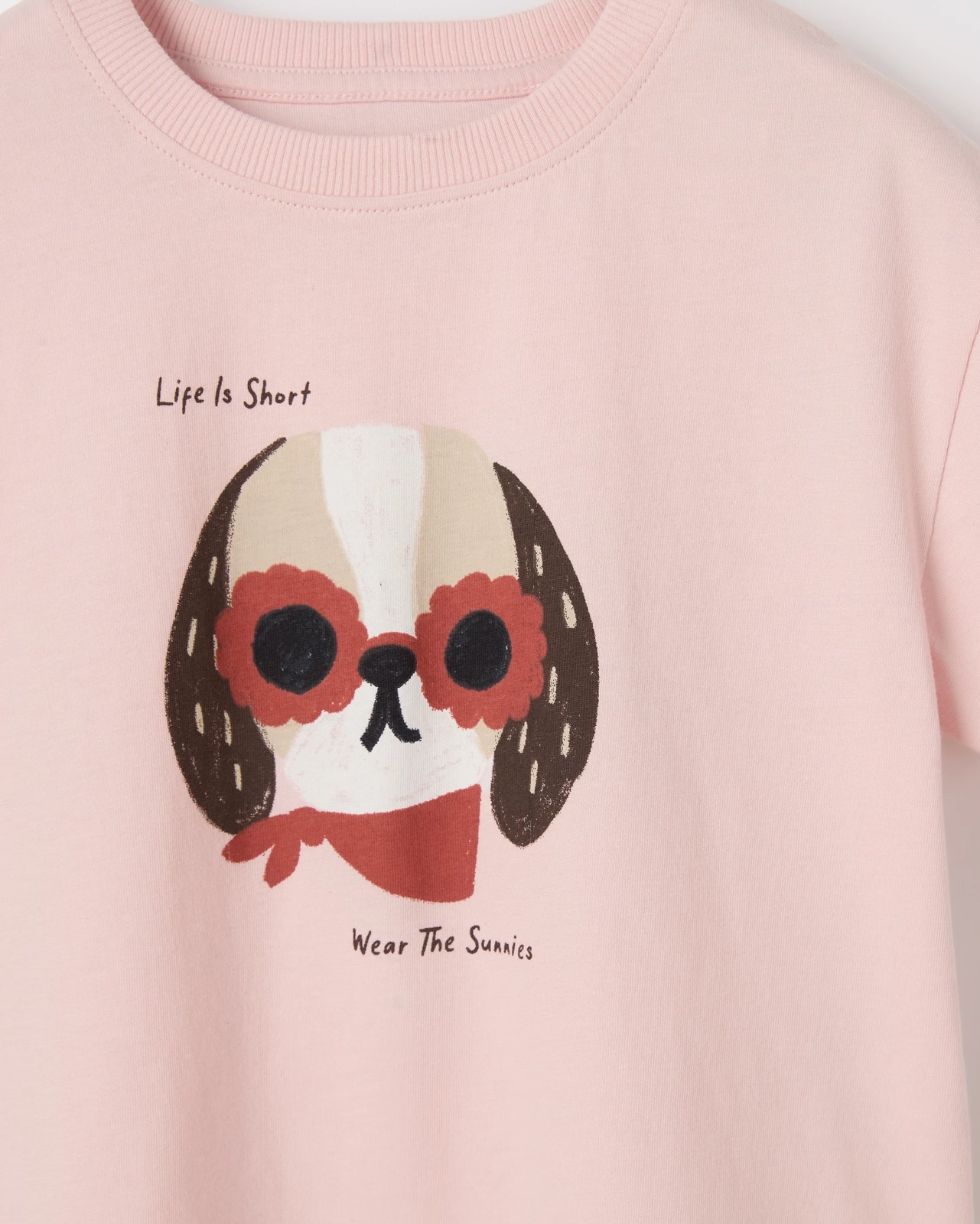 Australian Cotton Oversized T-Shirt - Pink Dog 6 of 6
