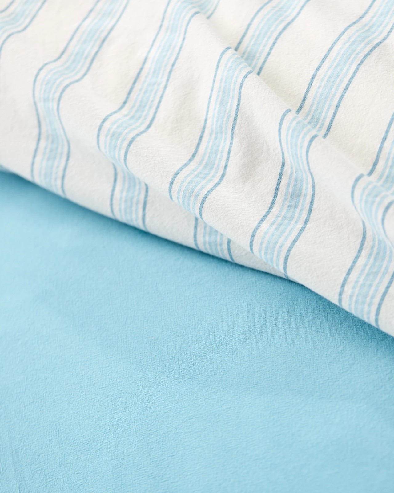 Arlo Cotton Stonewash Quilt Cover Set - Adriatic Blue 4 of 5