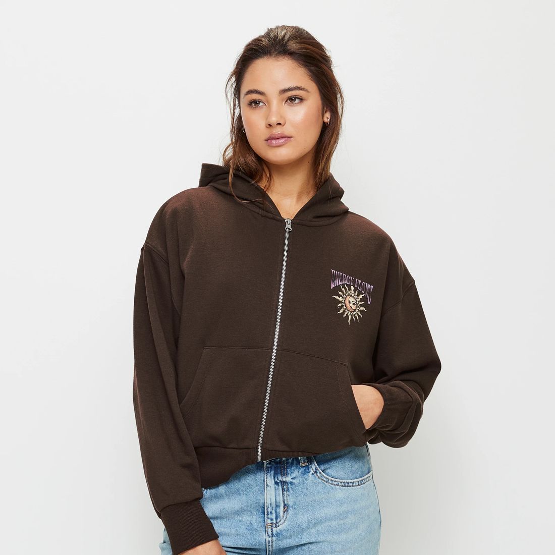 Fleece Zip Through Hoodie Lily Loves Target Australia