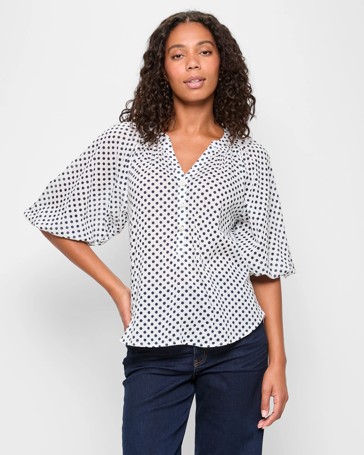 Dallas Puff Sleeve Blouse