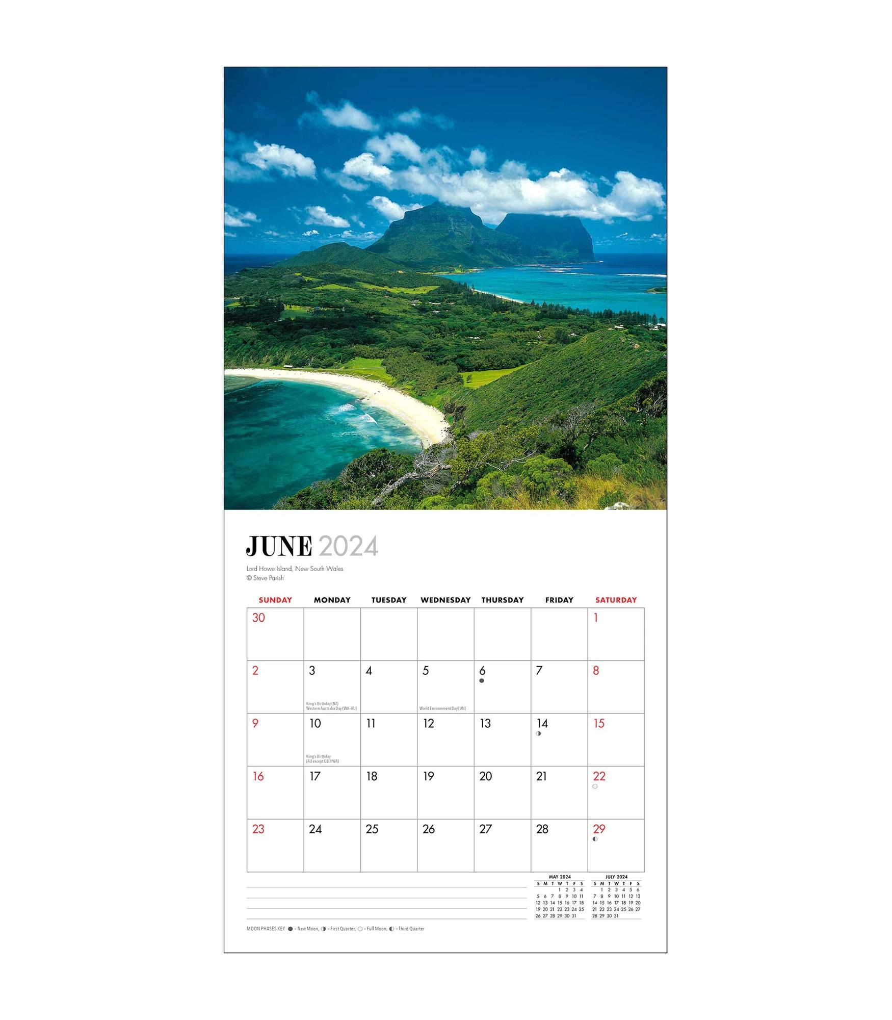 Australian Beaches 2024 Mini Calendar Target Australia   68483883 IMG 001