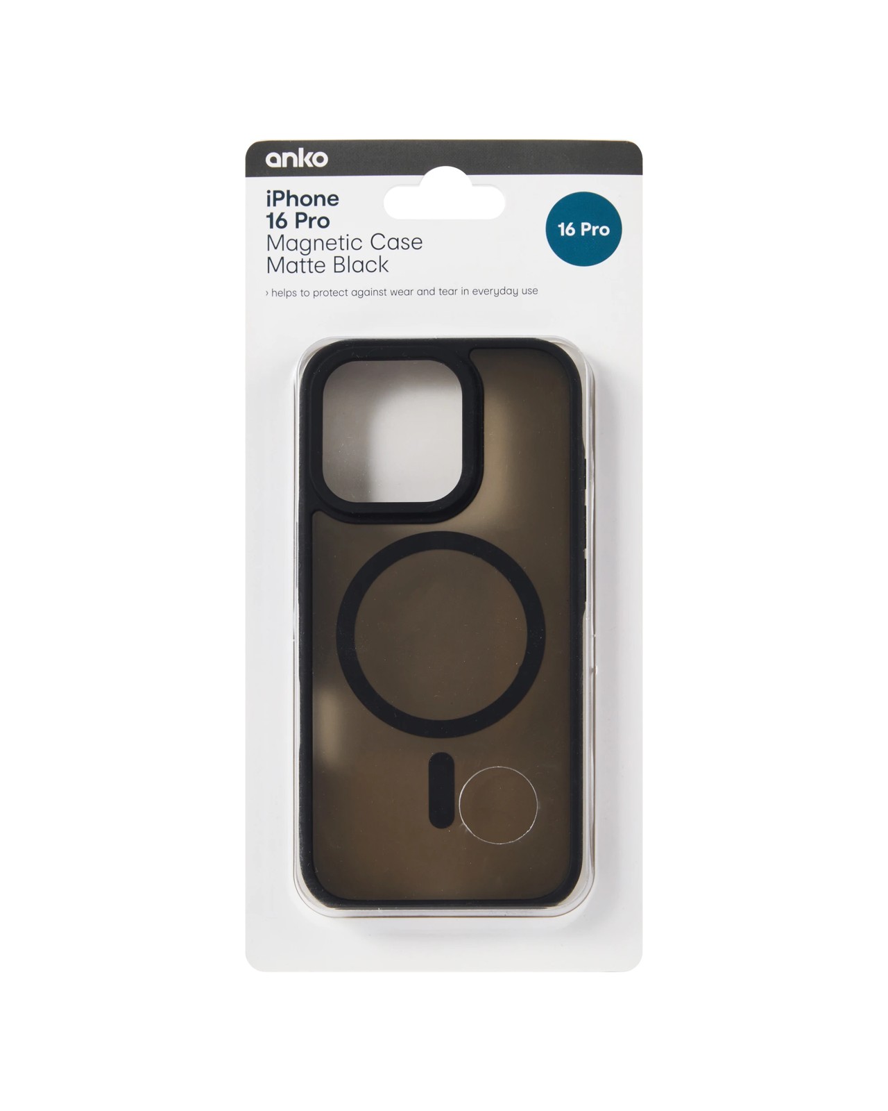 Anko iPhone 16 Pro Magnetic Case - Matte Black 6 of 6