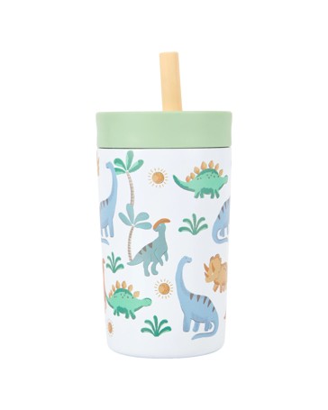 400ml Dino Stainless Steel Sipper - Anko