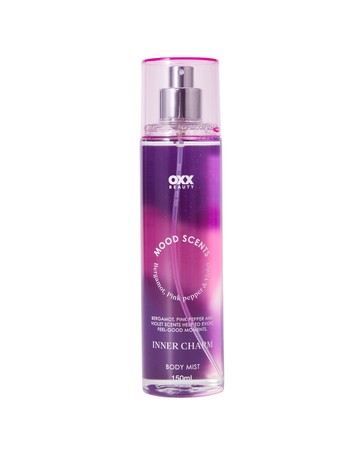 OXX Fragrance Mood Scents Inner Charm Body Mist 150ml, Bergamot - Pink Pepper and Violet Scents