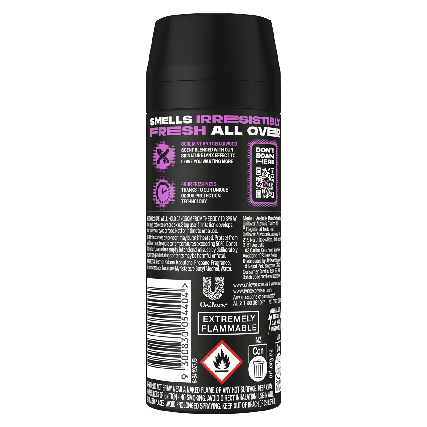 LYNX Black Night Deodorant Bodyspray 2 of 4