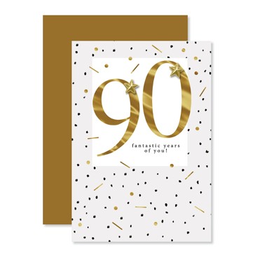 Connections from Hallmark 90th Birthday Card - 90 Fantastic Years of You!