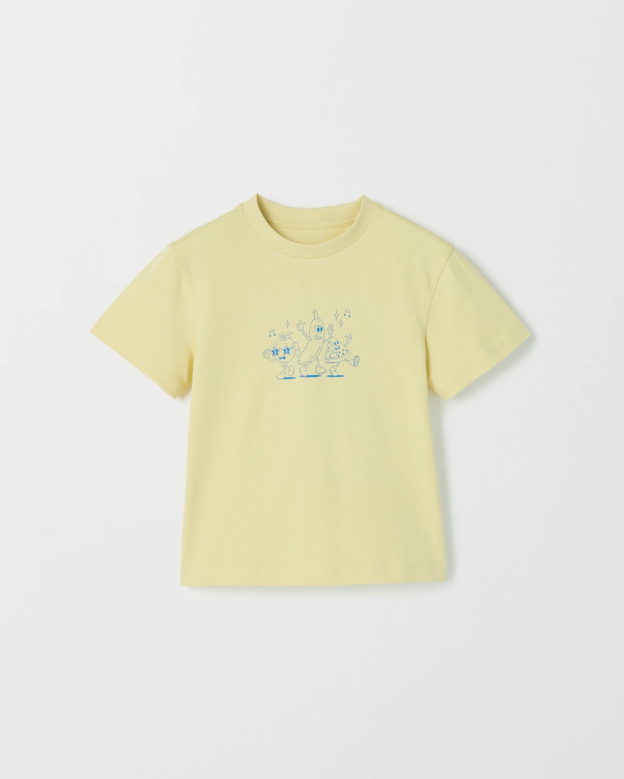 Australian Cotton Short Sleeve T-Shirt - Yellow 5 of 5