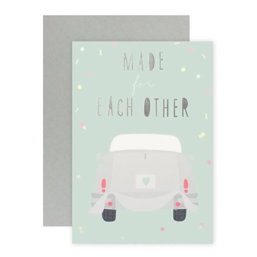 Connections from Hallmark Wedding Congratulations Card - Made For Each Other