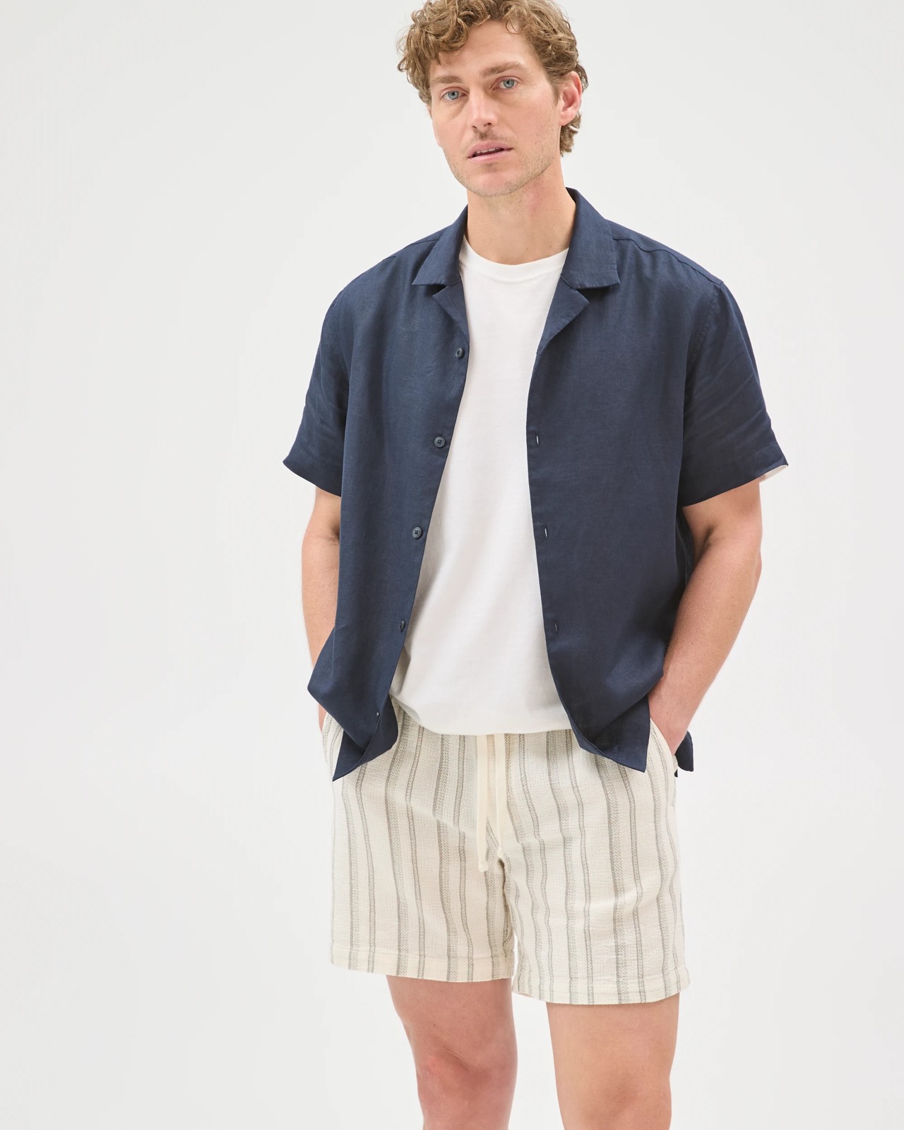 Australian Cotton Stripe Shorts 2 of 5