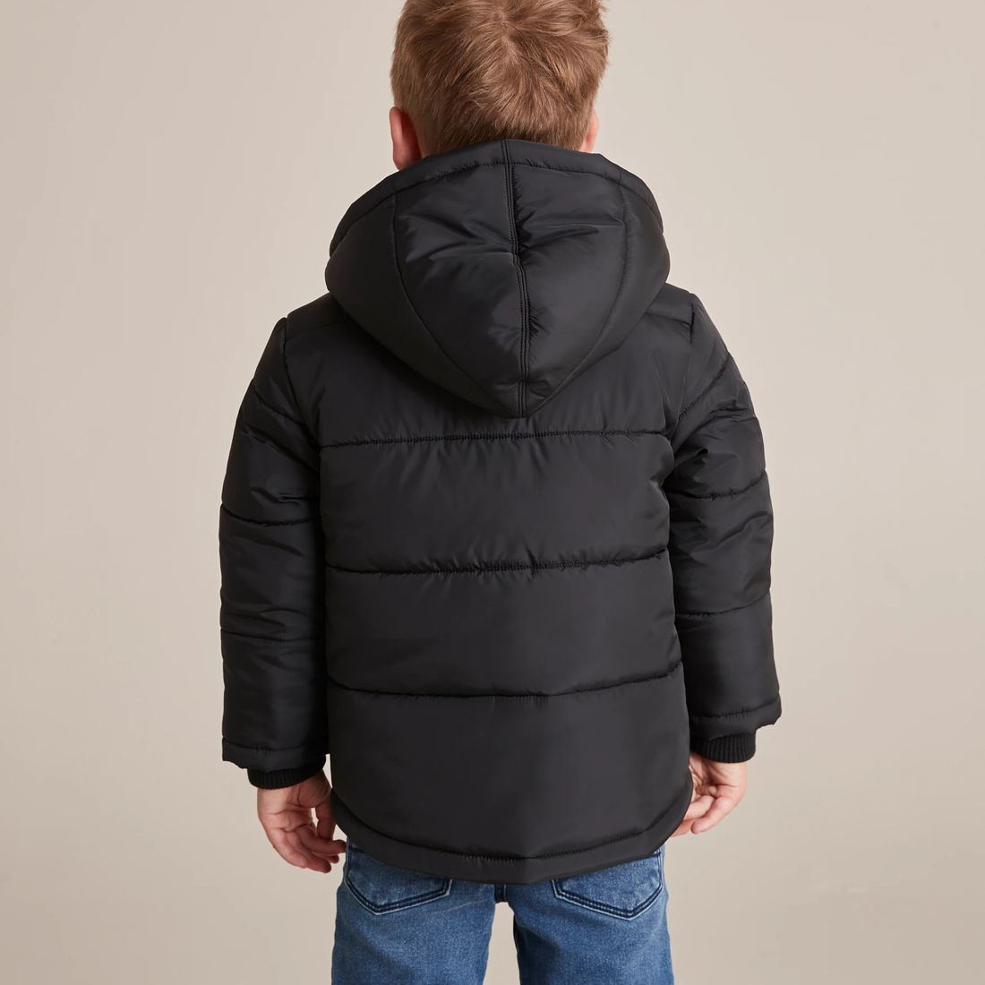 Puffa Jacket Black Target Australia