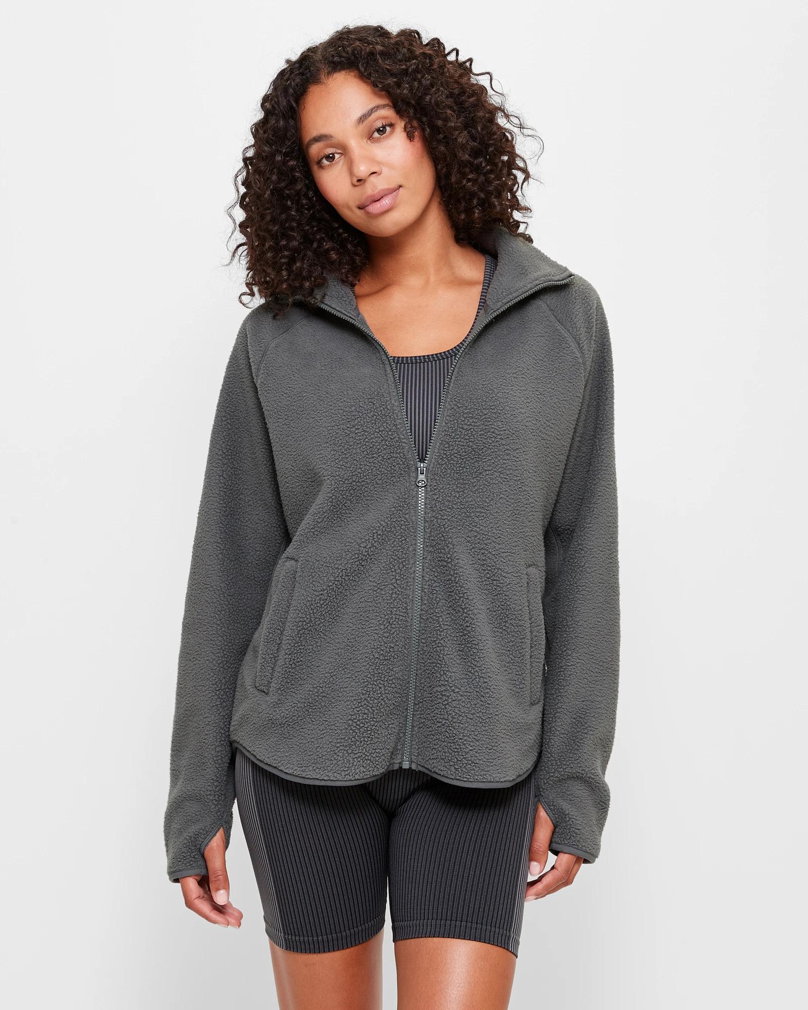 Active Zip Through Fleece Sport Jacket Target Australia