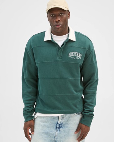 Commons Australian Cotton Blend Fleece Rugby Top