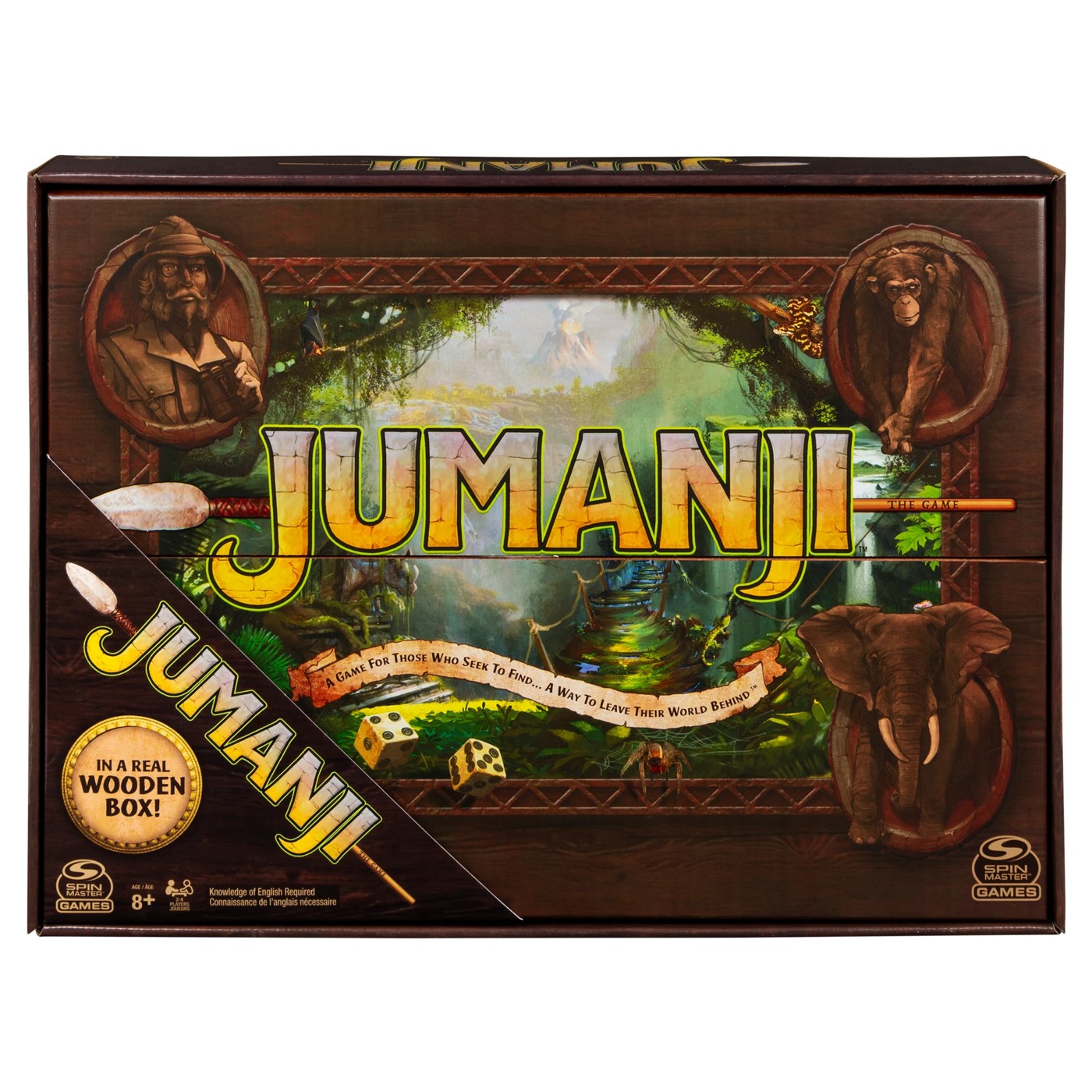 Jumanji Wood Case Board Game | Target Australia