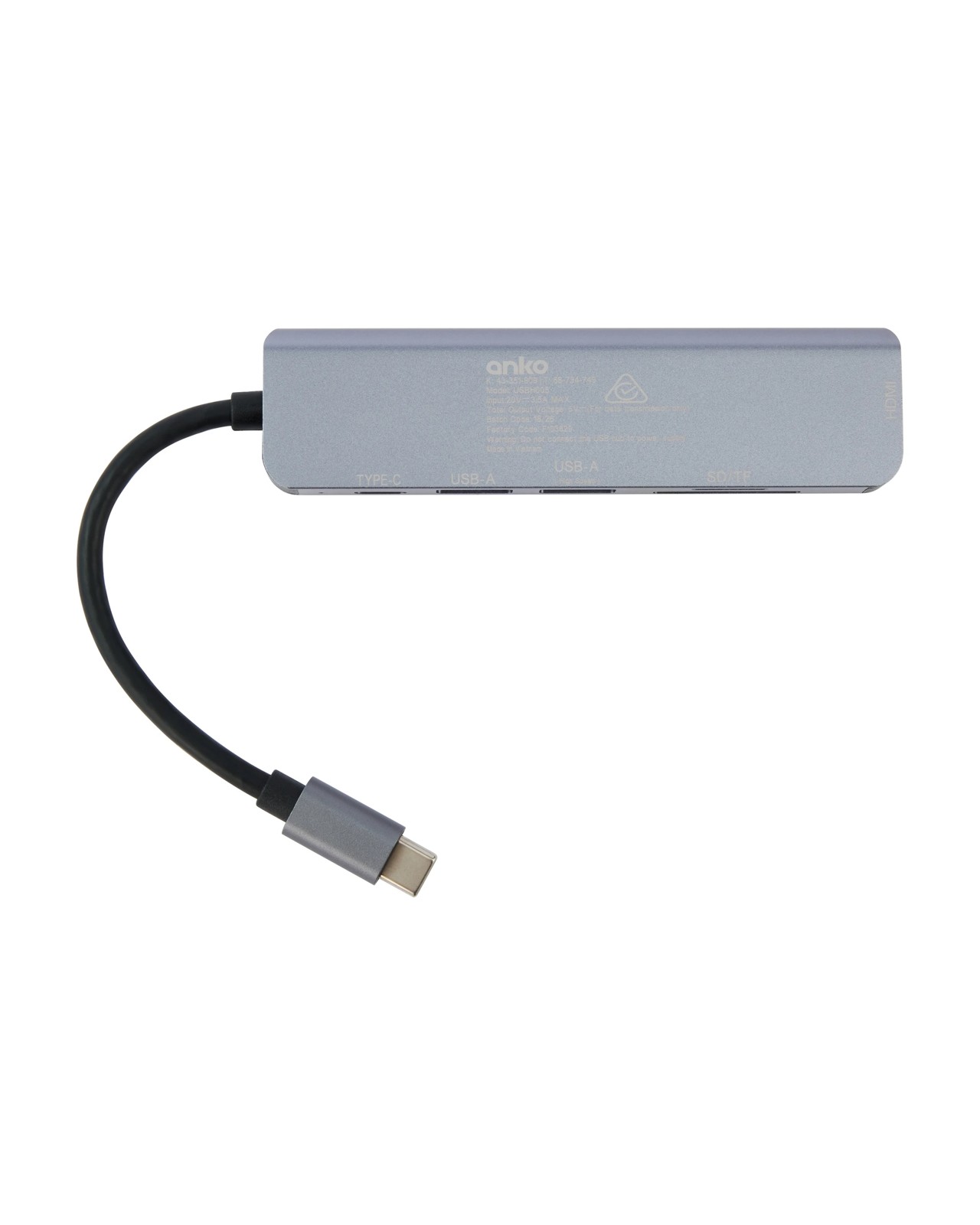 6-in-1 Type C Hub - Anko 3 of 5