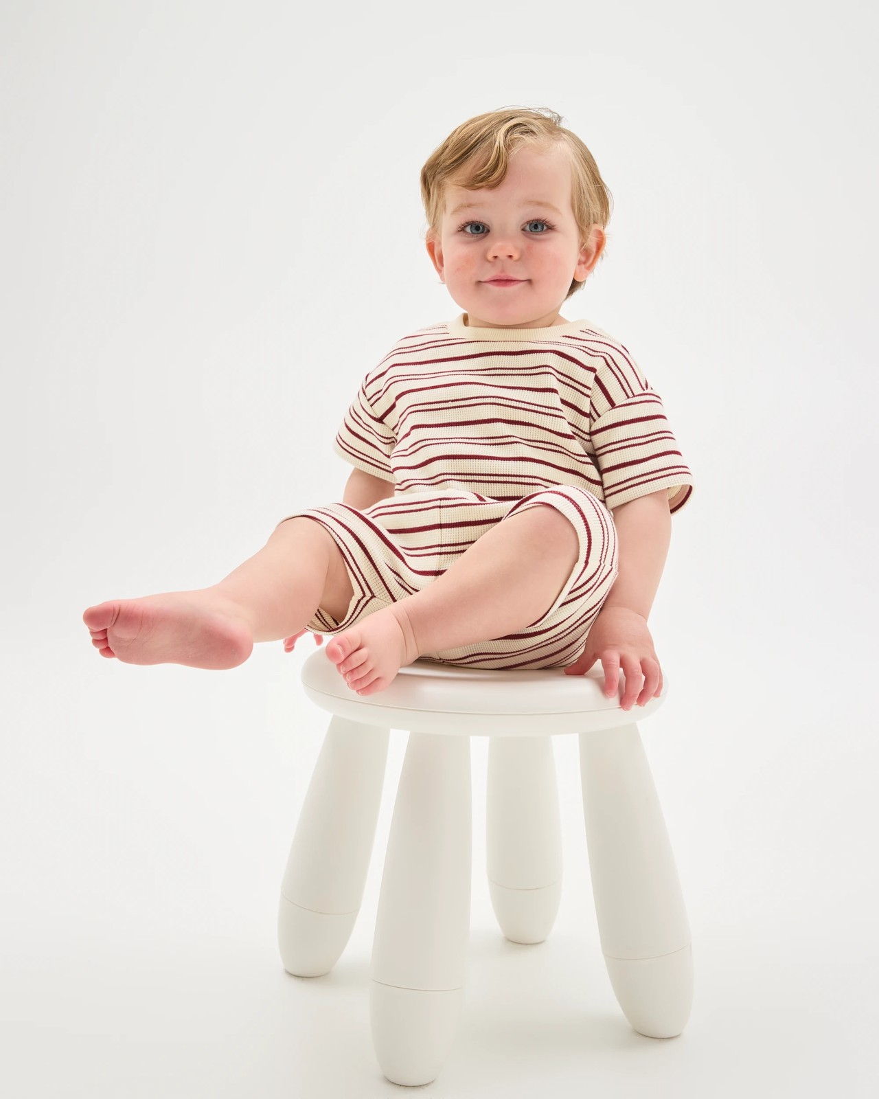 Baby Organic Cotton 2 Pack Waffle T-Shirts 2 of 5