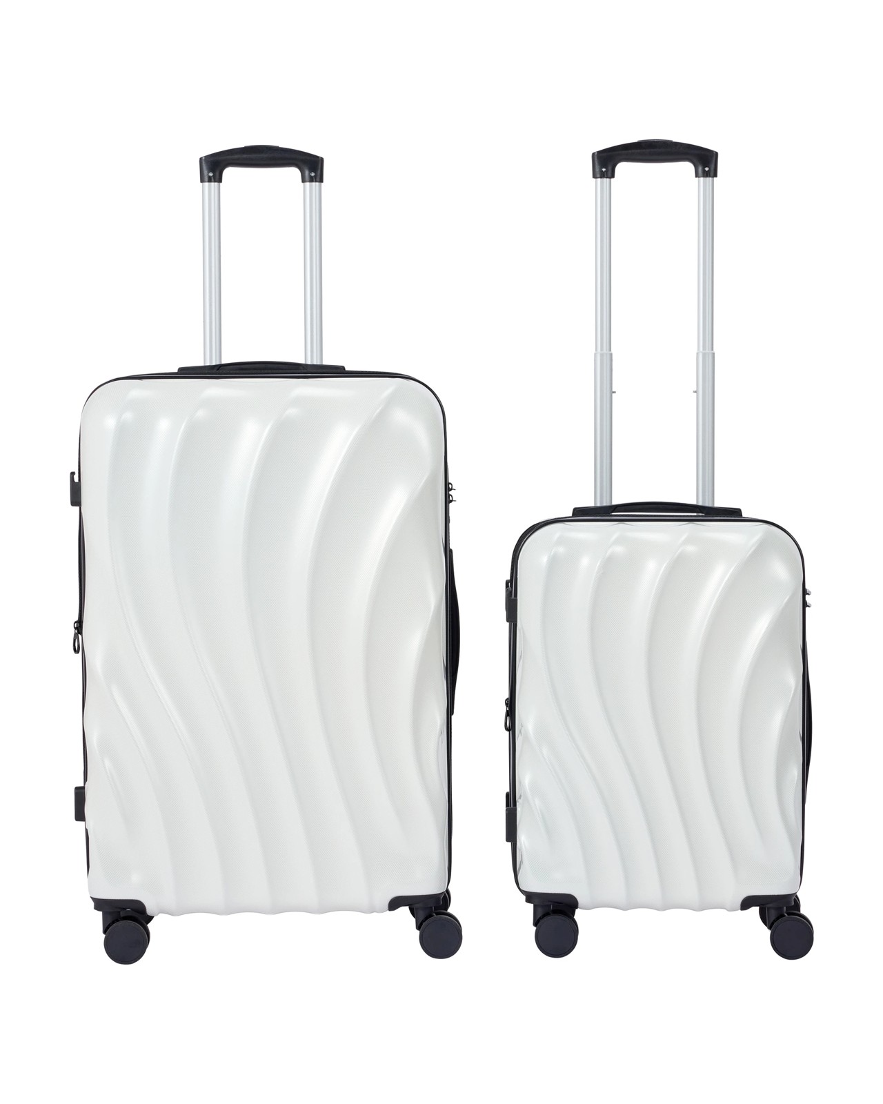 Anko 2 Piece Clamshell Hard Case Set - White 4 of 6