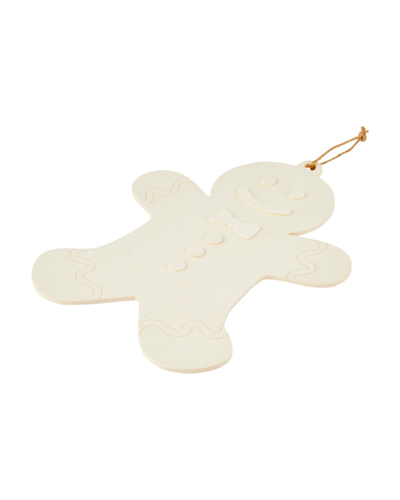 Anko Craft Wood Blank Gingerbread Man 3 of 5