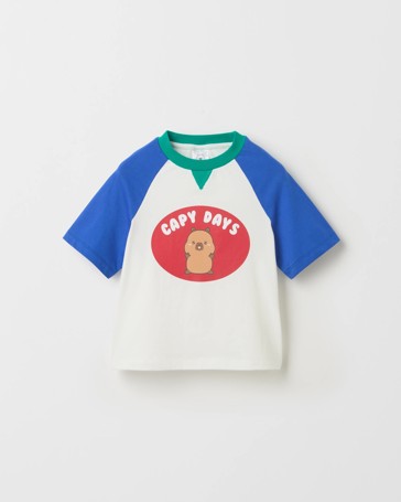 CapyFun Australian Cotton Raglan Sleeve Oversized Heavyweight T-Shirt