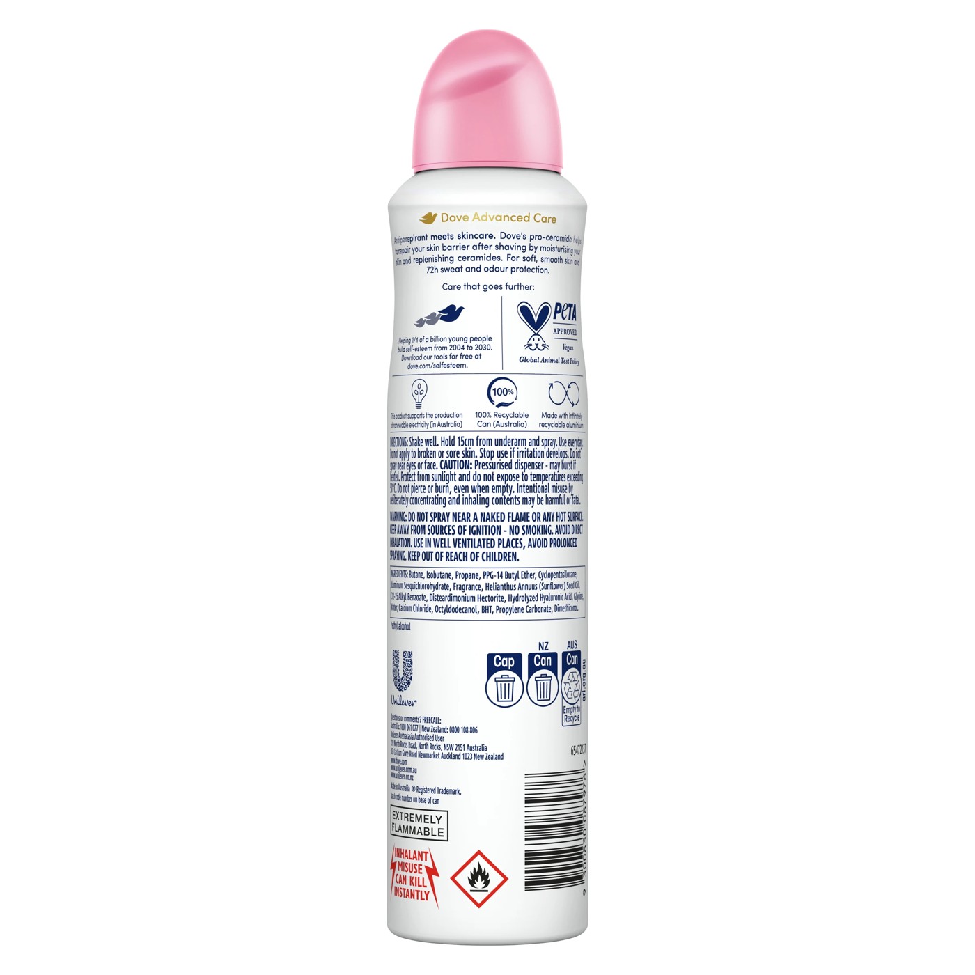 Dove Advanced Care Go Fresh Antiperspirant Deodorant 250ml - Pomegranate and Lemon Verbena Scent 2 of 6