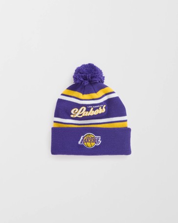 Kids NBA LA Lakers Embroidered Beanie