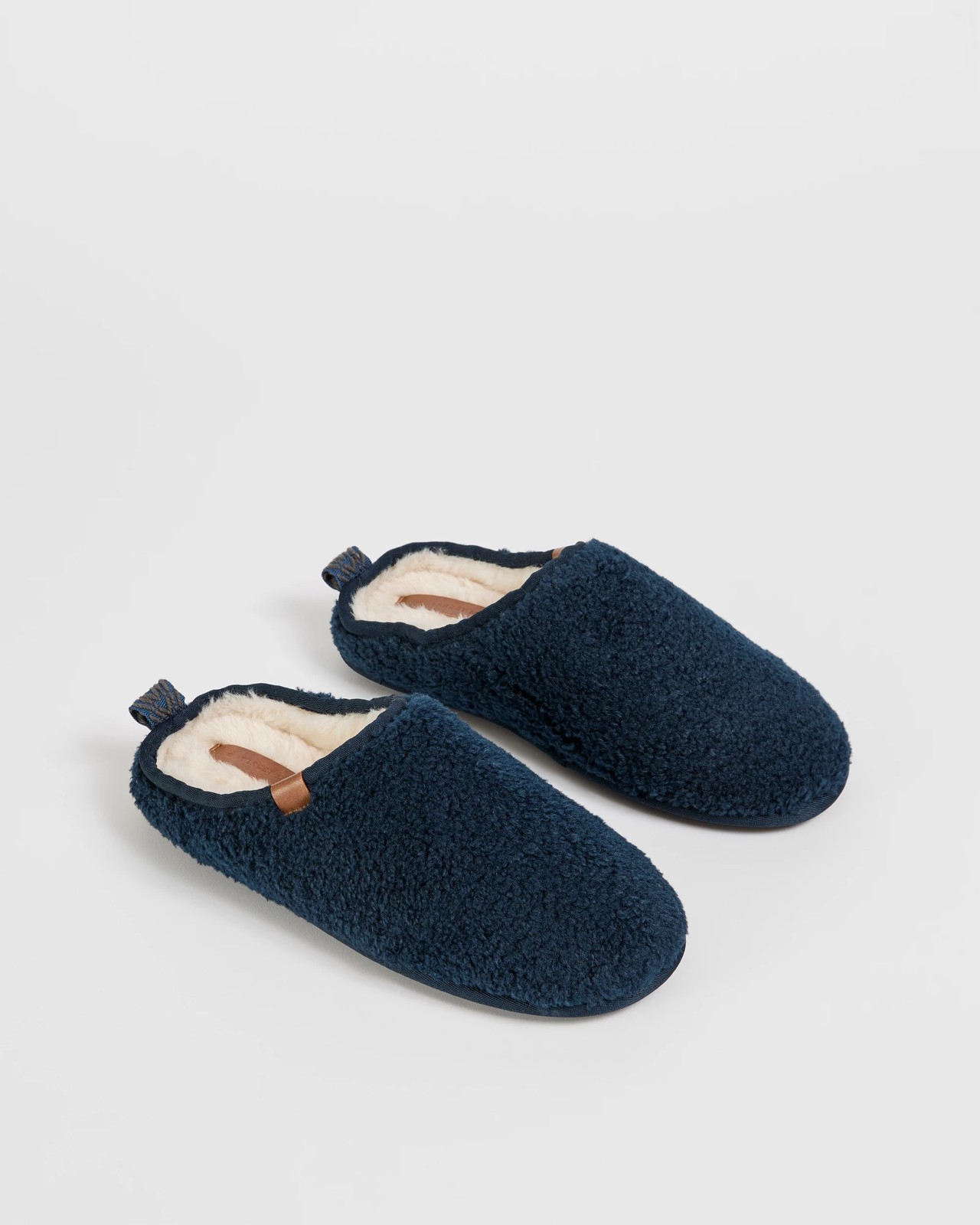 Cozy Slipper Scuff - Navy 2 of 3