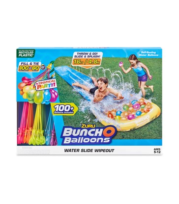 Bunch O Balloons Tropical Party Water Slide Wipeout