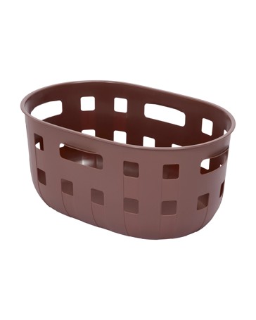 Anko 50L Trellis Laundry Basket - Chocolate