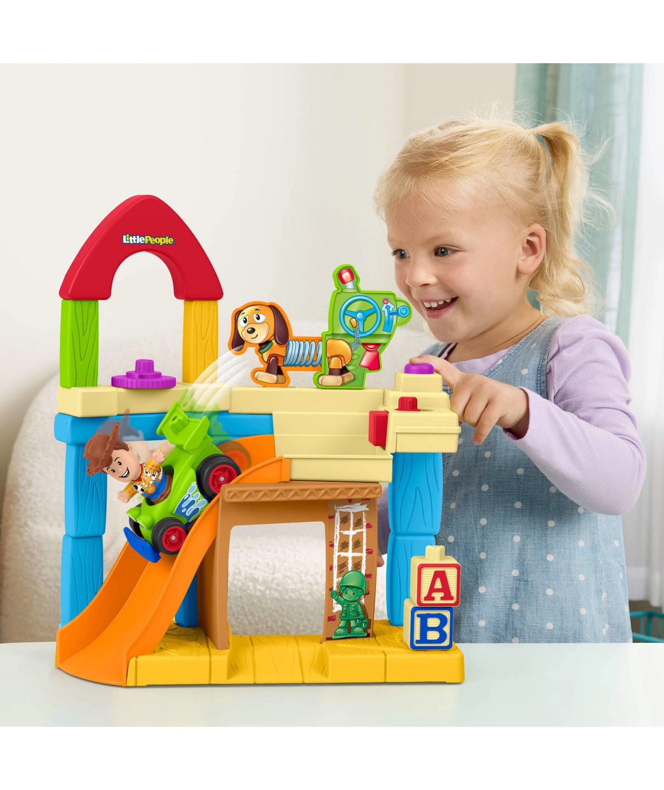 Fisher-Price Little People Disney & Pixar Toy Story Andy’s Room Toddler Playset  3 of 5